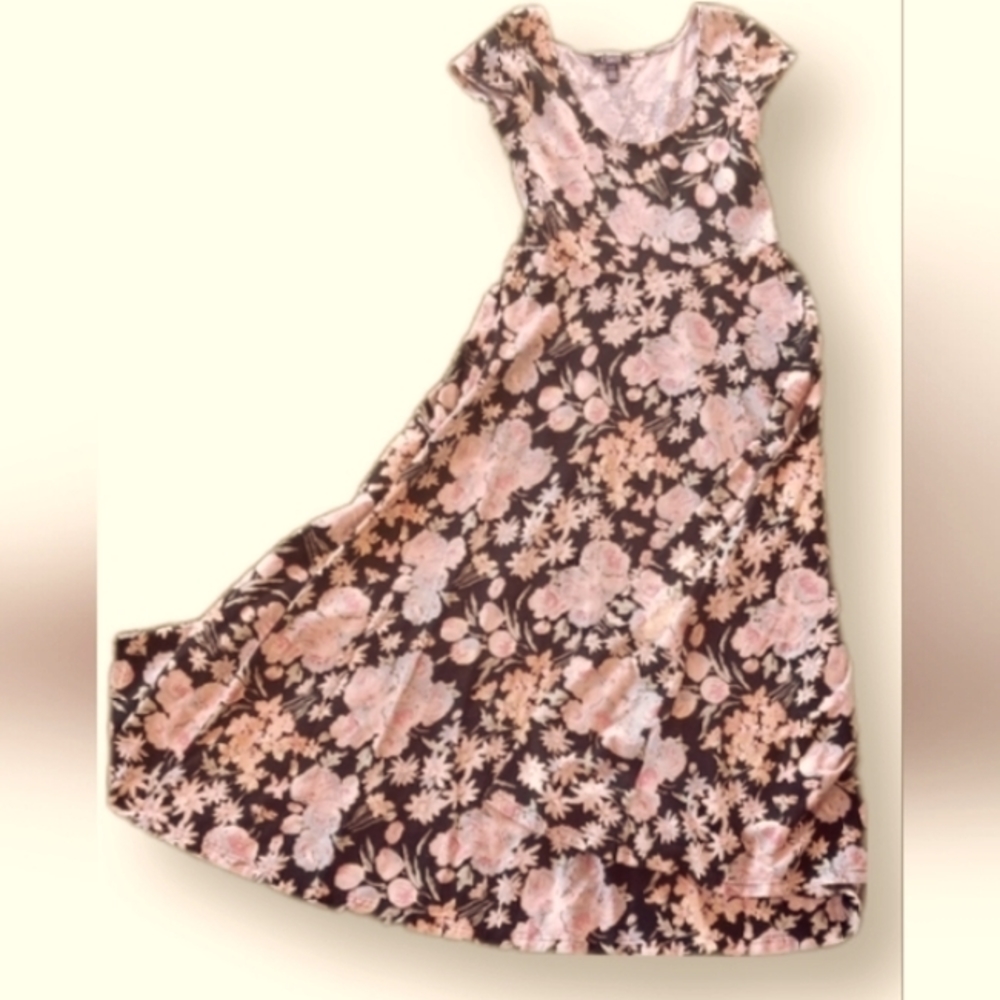 Chaps - Vintage Maxi Dress - Floral - SP